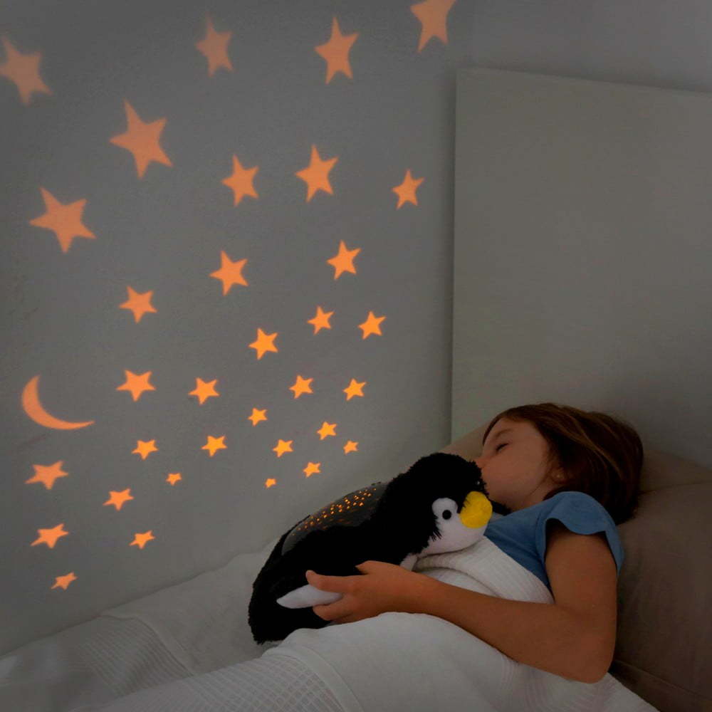 Dětský plyšový LED projektor InnovaGoods Penguin