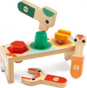 Dřevěná hrací sada pro malé kutily Djeco