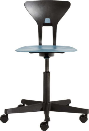 Modro-černá dětská otočná židle na kolečkách Flexa Ray