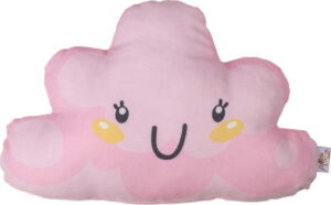 Růžový dětský polštářek s příměsí bavlny Mike & Co. NEW YORK Pillow Toy Hurro