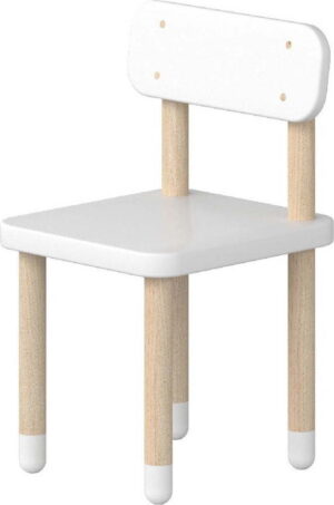 Bílá dětská židle Flexa Dots