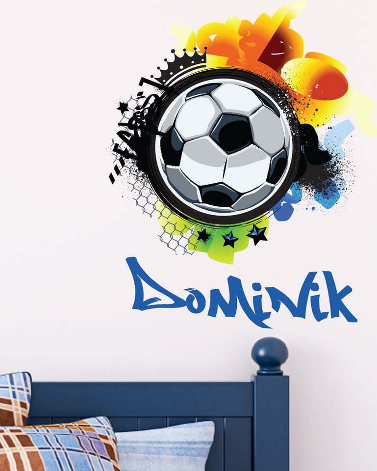 Nástěnná samolepka se jménem Ambiance Football Graffitti