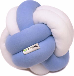 Modro-bílý bavlněný pletený míč T-TOMI