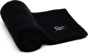 Černá dětská pletená deka ESECO Spring