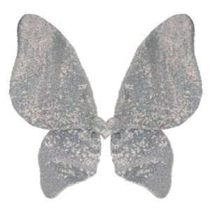 Motýlí křídla s flitry stříbrné Mimi and Lula