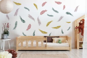 Dětská postel z borovicového dřeva v přírodní barvě 90x140 cm Mila CP – Adeko
