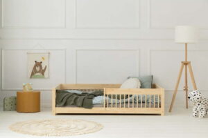 Dětská postel z borovicového dřeva v přírodní barvě 90x190 cm Mila CPW – Adeko